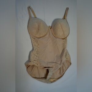 Maidenform Cream Lace Shapewear Bodysuit